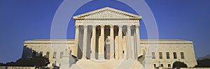 View of entire US Supreme Court Building,