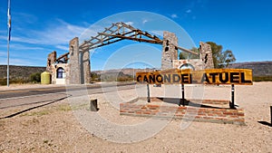 View of the entrance to the Atuel Canyon, San Rafael, Mendoza photo