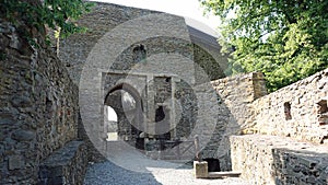 View of entrance to the third courtyard of hefstyn