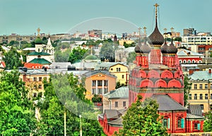 View of the Epiphany Church in Yaroslavl, Russia.