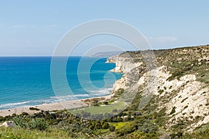 View of Episkopi Bay, Cyprus, Kourion