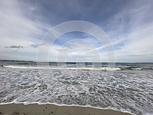 View of Es Cavallet beach