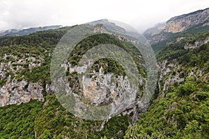 A view of the Escuain gorge from Revilla viewpoint