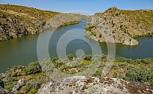 View of Esla and Tera rivers union photo