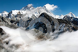 View of everest from gokyo ri photo