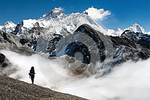 View of Everest from Gokyo Ri