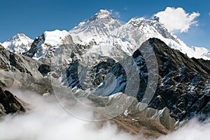 View of everest from gokyo ri