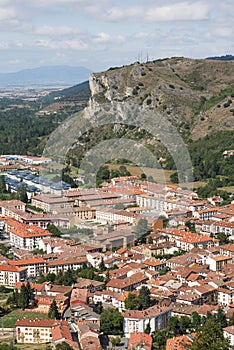 View of Ezcaray village, Rioja, Spain.