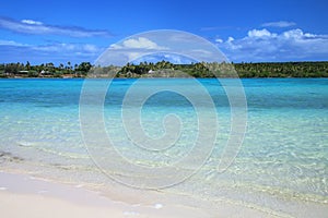 View of Faiava Island from  Ouvea, Loyalty Islands, New Caledonia