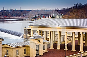 View of the Fairmount Water Works and the Schuylkill River in Ph