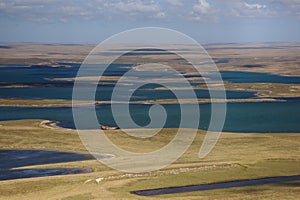 View of the Falkland Islands