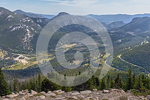 View into the Fall River Valley