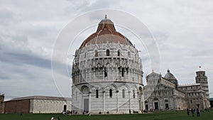A view of the famous baptistry, Pisa