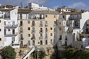 View from the famous bridge from Ronda village