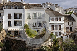 View from the famous bridge from Ronda village