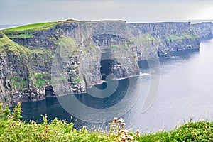 View of the famous Cliffs of Moher, County Clare, Ireland