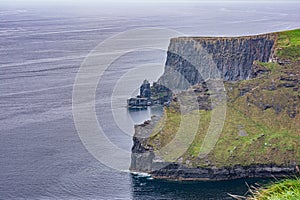 View of the famous Cliffs of Moher, County Clare, Ireland