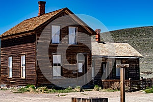 View of The Famous Ghost Town Of Bodie, California