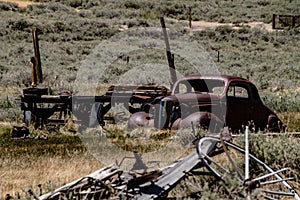 View of The Famous Ghost Town Of Bodie, California