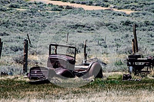 View of The Famous Ghost Town Of Bodie, California