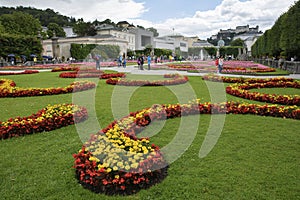 Mirabell Garden in Salzburg, Austria