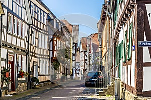 View of famous old town of Lich