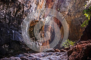 View in famous Phranang cave at Raylay Railay Beach