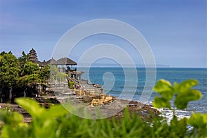 Tanah Lot Famous Landmark in Bali Indonesia photo