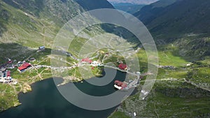 View of famous romanian road Transfagaras