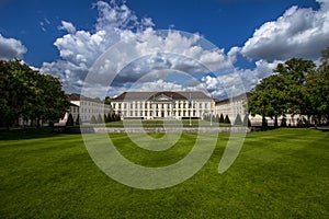 View of famous Schloss Bellevue in Berlin