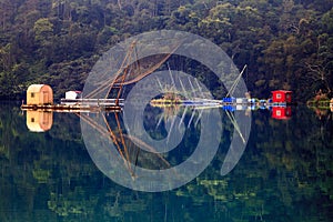 A view of the famous Sun Moon Lake