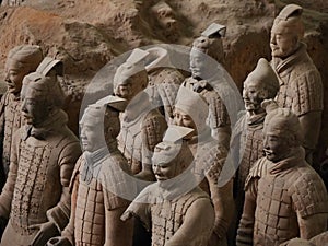 View of the famous Terracotta Army, China, Mausoleum of the First Qin Emperor