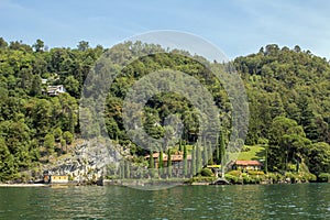 A view of the fantastic gardens near Lake Como.