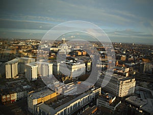 View the fantastic skyline of Liverpool and beyond in glorious technicolour, from the very top of St John`s Beacon. photo