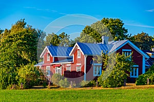 View of a farm at Aland islands