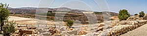 View of the farmland, settlement Shilo in Israel