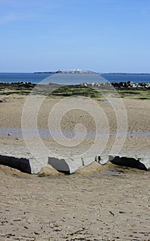 View of the Farne Islands, Northumberland.