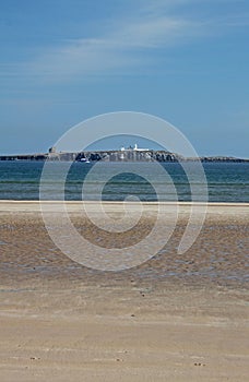 View of the Farne Islands, Northumberland.