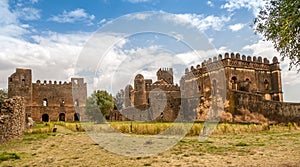 View at the Fasilides castle complex