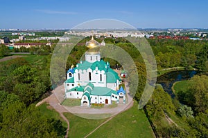 View of the Fedorovsky Cathedral. Tsarskoye Selo, Saint Petersburg. Russia