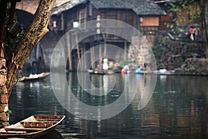 View of fenghuang town