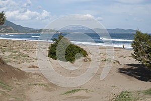 View of Feraxi beach