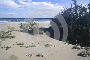 View of Feraxi beach photo