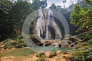 Dat Taw Gyaint Waterfall in Myanmar photo