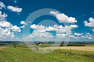 View of a field in Illinois country side