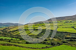 View of the fields from the N86 road, South West Ireland