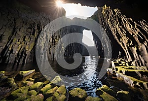 A view of the Fingals Cave