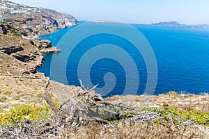 View of Fira town - Santorini island,Crete,Greece