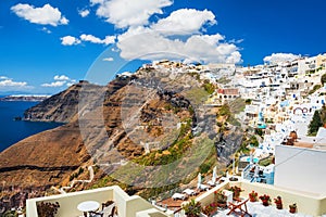 View of Fira town