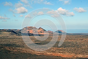 View of Fire mountains, Lanzarote